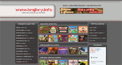 Desktop Screenshot of hrajhry.info